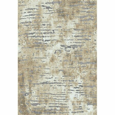 MAYBERRY RUG 5 ft. 3 in. x 7 ft. 3 in. Denver Slate Area Rug, Cream DN8312 5X8